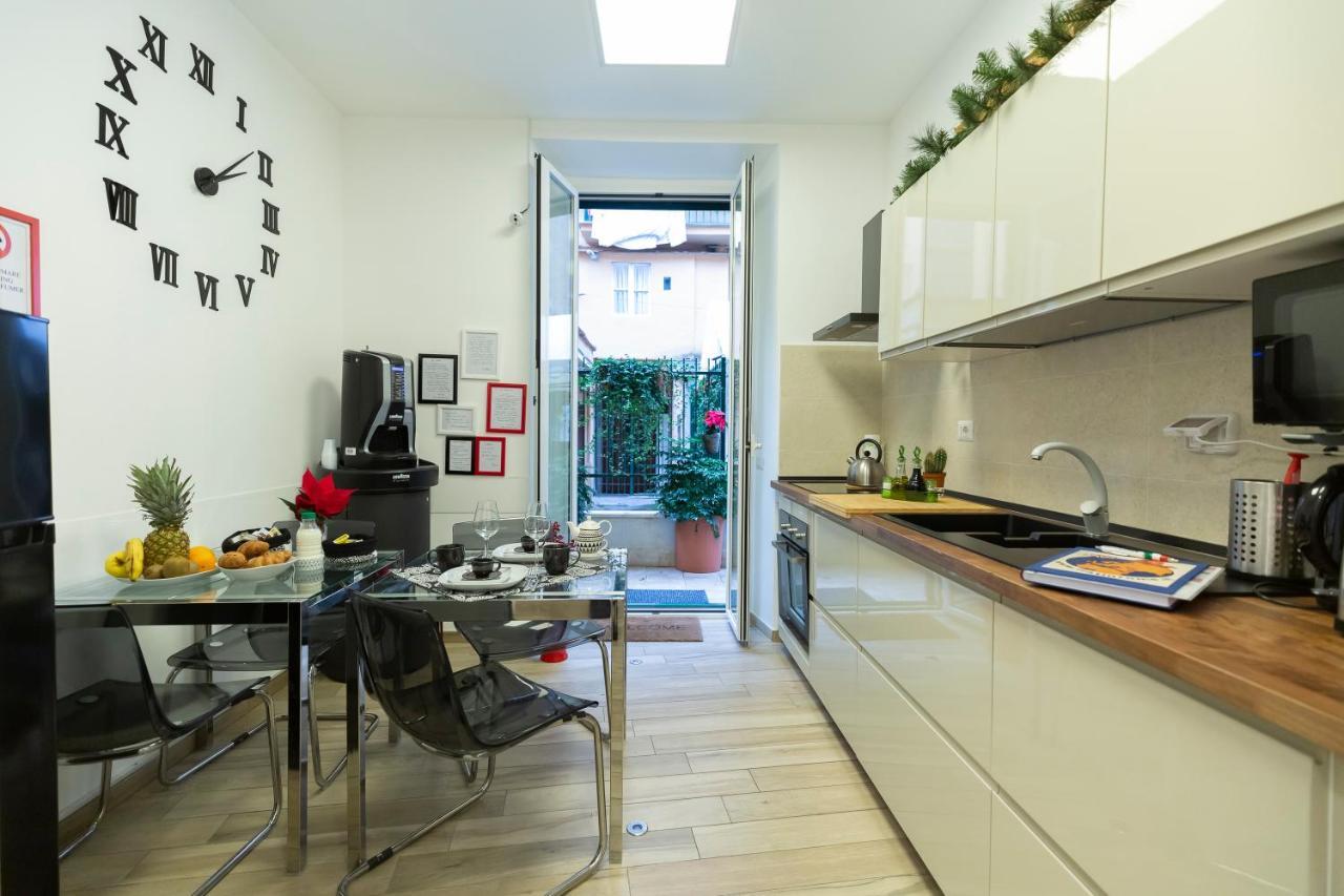 Flatinrome Trastevere Deluxe Rooms - Green Patio 외부 사진